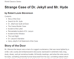 Themes In The Case Of Dr Jekyll